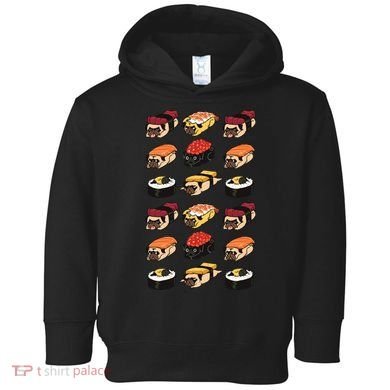 Sushi Pug Toddler Hoodie