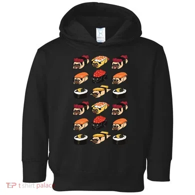 Sushi Pug Toddler Hoodie