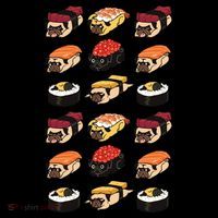 Sushi Pug Women's Long Sleeve Shirt thumb 2