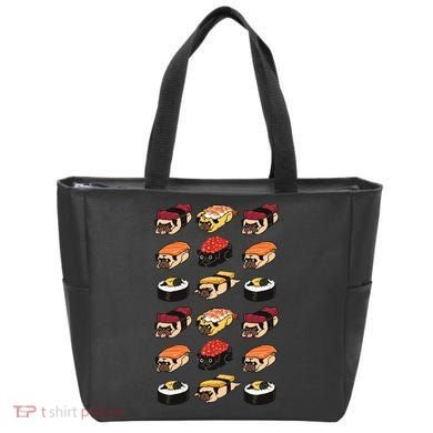 Sushi Pug Tote Bag