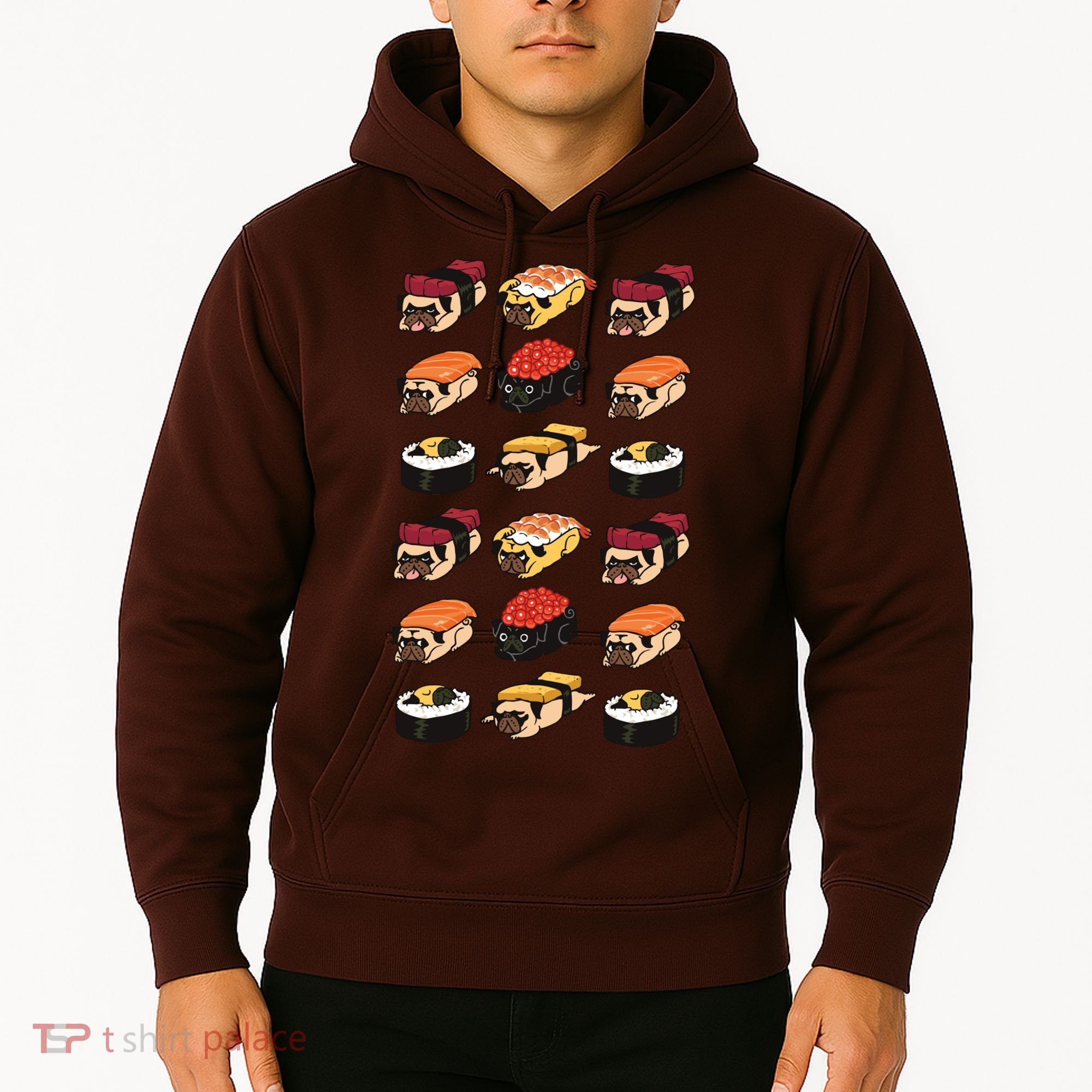 Sushi Pug Hoodie