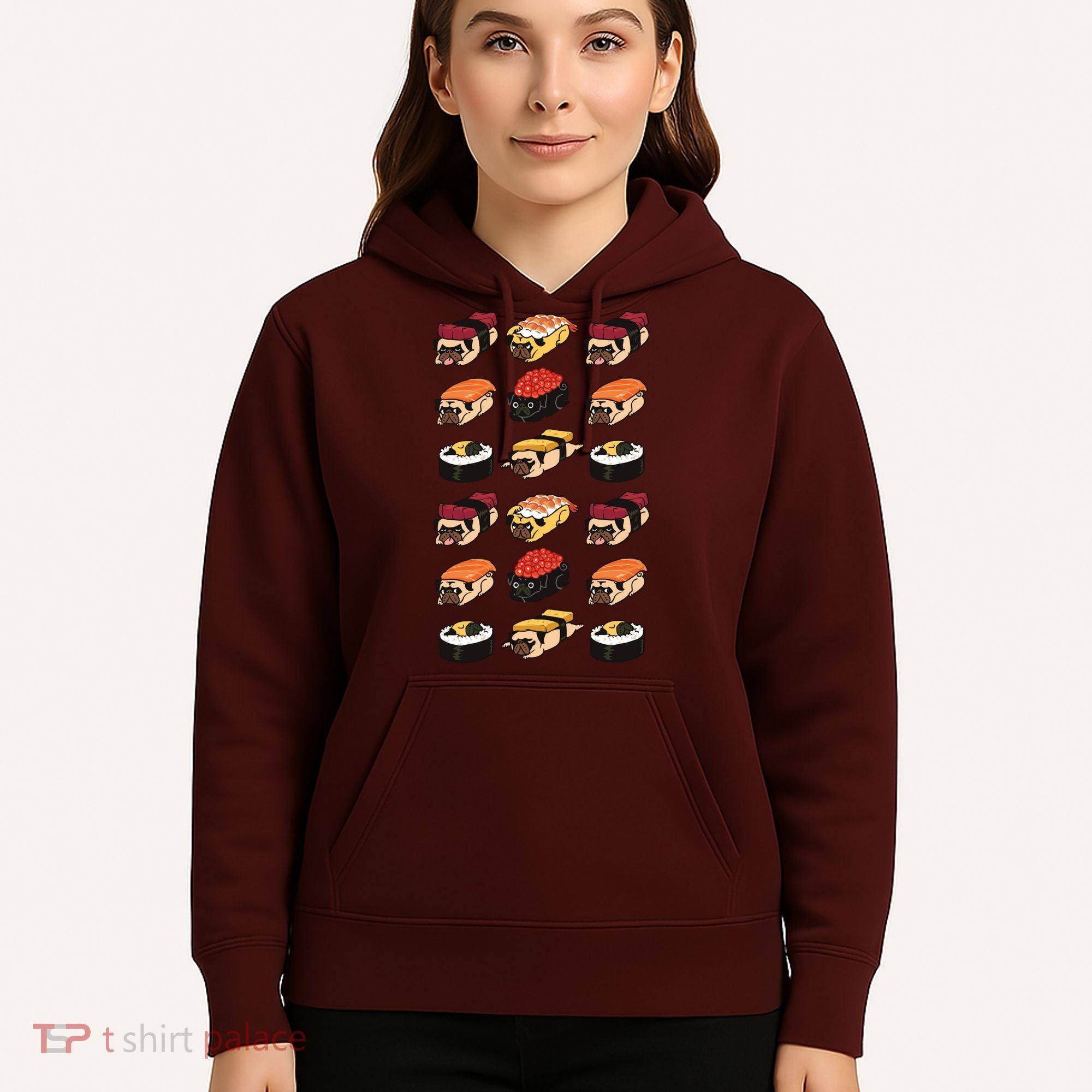 Sushi Pug Hoodie