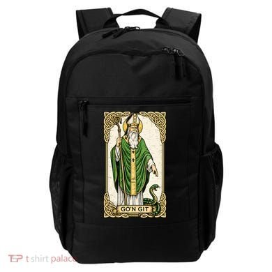 St Patrick Snake Gon Git Card Saint Pattys Vintage Backpack