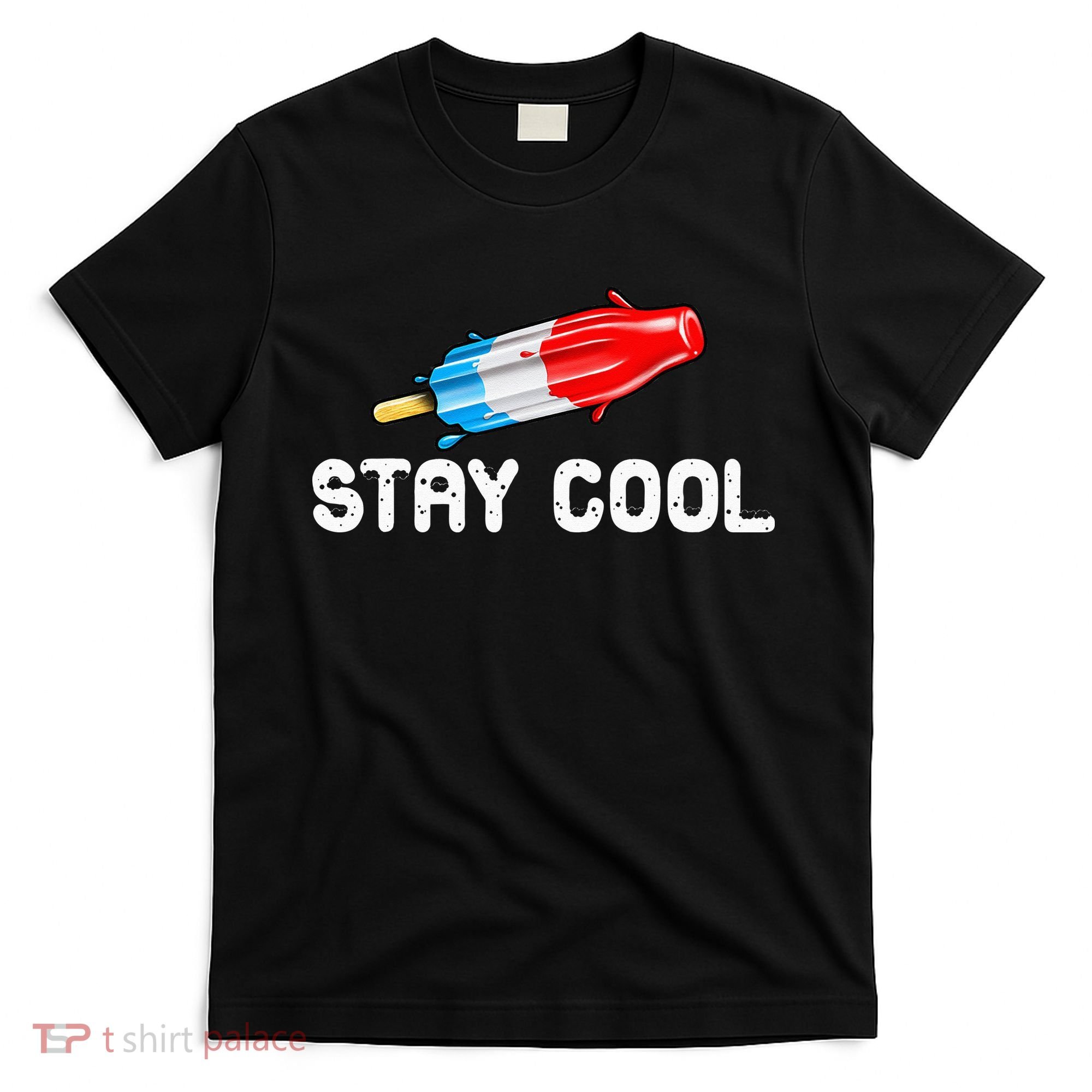 Summer Popsicle Stay Cool Funny Bomb Retro 80s Pop Gift T-Shirt