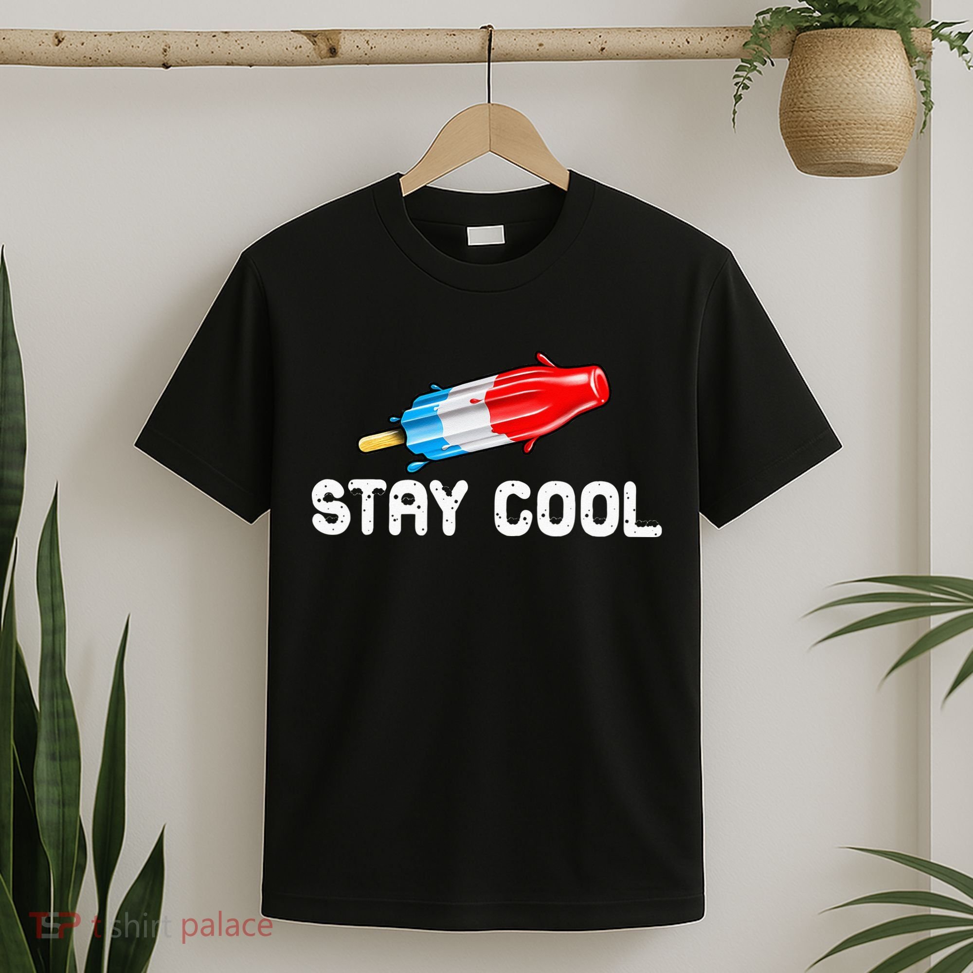 Summer Popsicle Stay Cool Funny Bomb Retro 80s Pop Gift T-Shirt