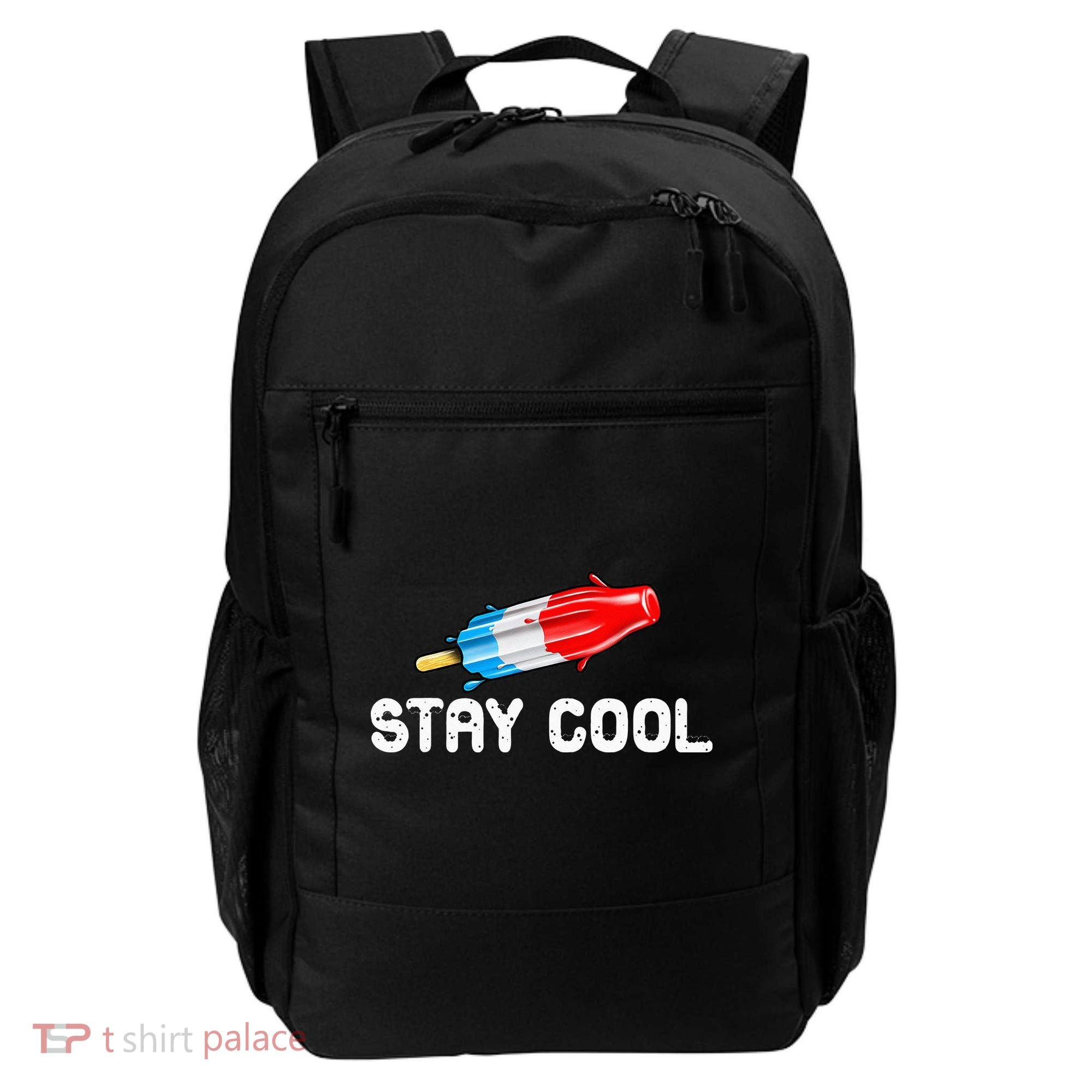 Summer Popsicle Stay Cool Funny Bomb Retro 80s Pop Gift Backpack