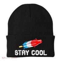 Summer Popsicle Stay Cool Funny Bomb Retro 80s Pop Gift Beanie thumb 0