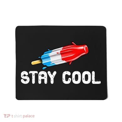 Summer Popsicle Stay Cool Funny Bomb Retro 80s Pop Gift Mousepad