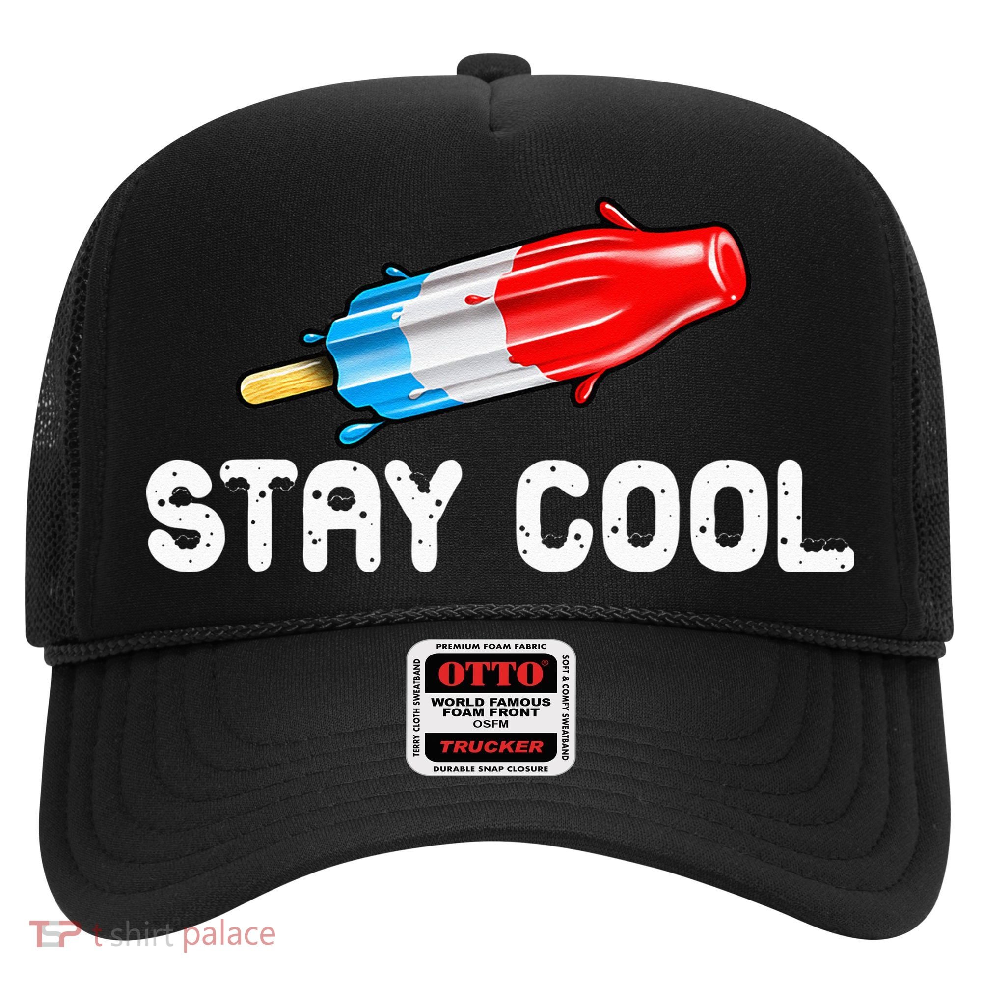 Summer Popsicle Stay Cool Funny Bomb Retro 80s Pop Gift Hat