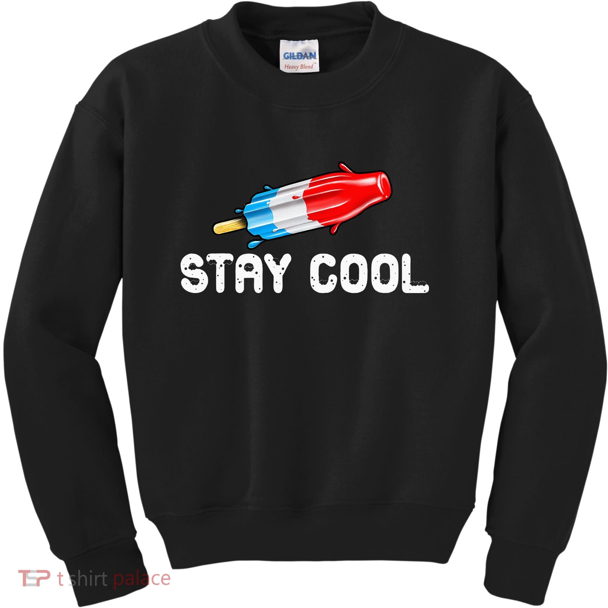 Summer Popsicle Stay Cool Funny Bomb Retro 80s Pop Gift Kids Sweatshirt