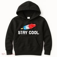 Summer Popsicle Stay Cool Funny Bomb Retro 80s Pop Gift Kids Hoodie thumb 0