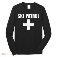 Ski Patrol Skiing First Aid Winter Hoodie Long Sleeve Shirt thumb 0