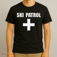 Ski Patrol Skiing First Aid Winter Hoodie T-Shirt thumb 3