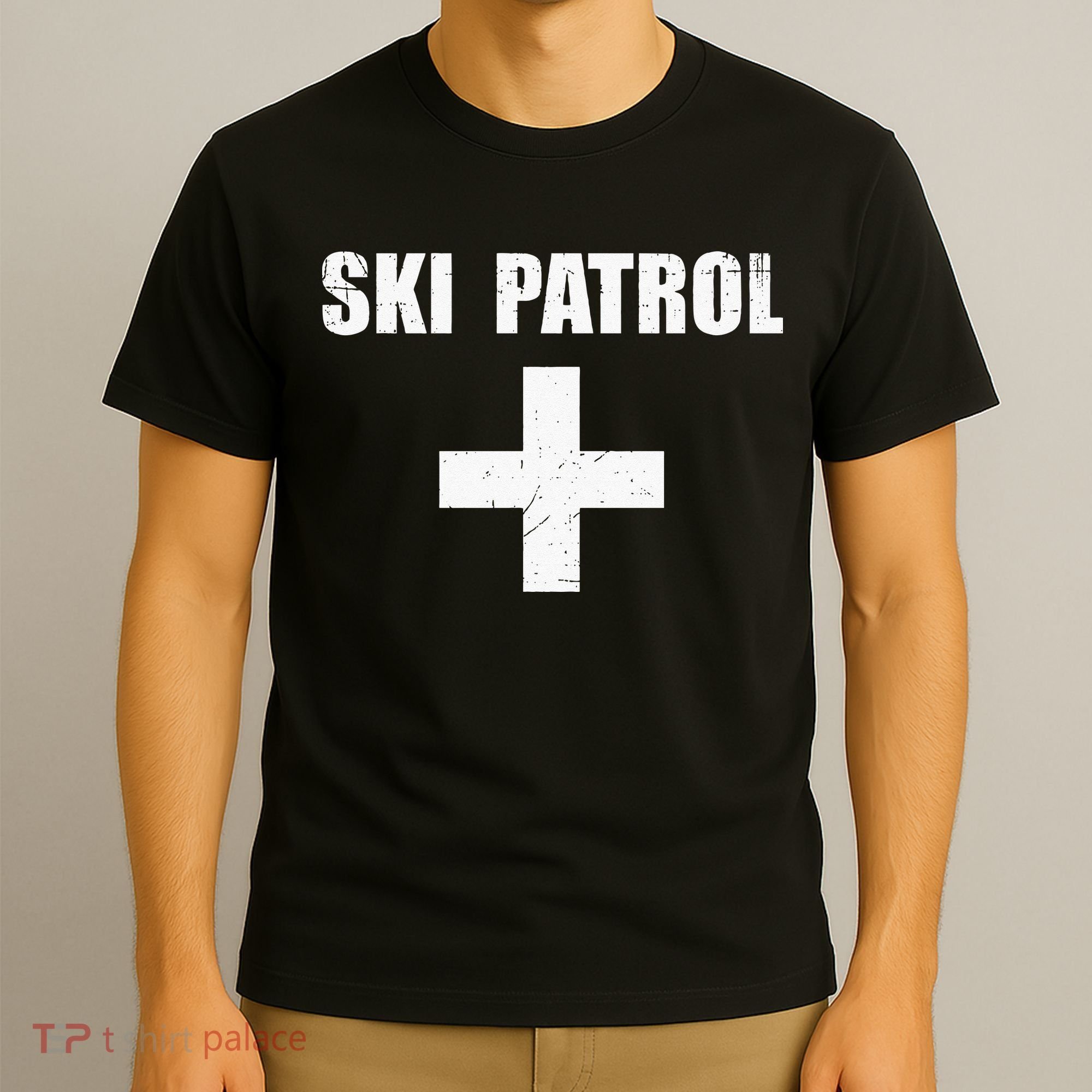Ski Patrol Skiing First Aid Winter Hoodie T-Shirt