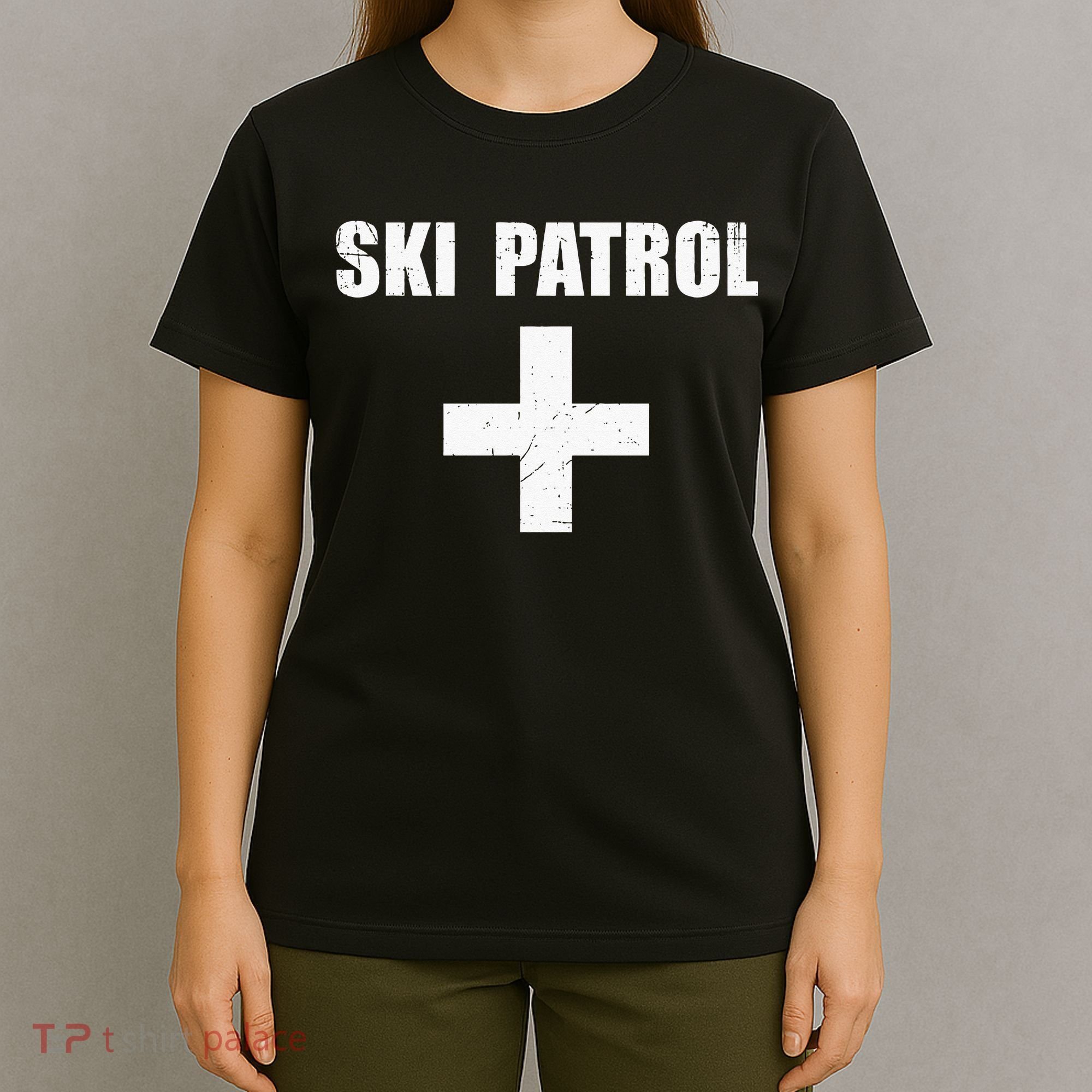 Ski Patrol Skiing First Aid Winter Hoodie T-Shirt