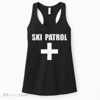 Ski Patrol Skiing First Aid Winter Hoodie Women's Tank Top thumb 0