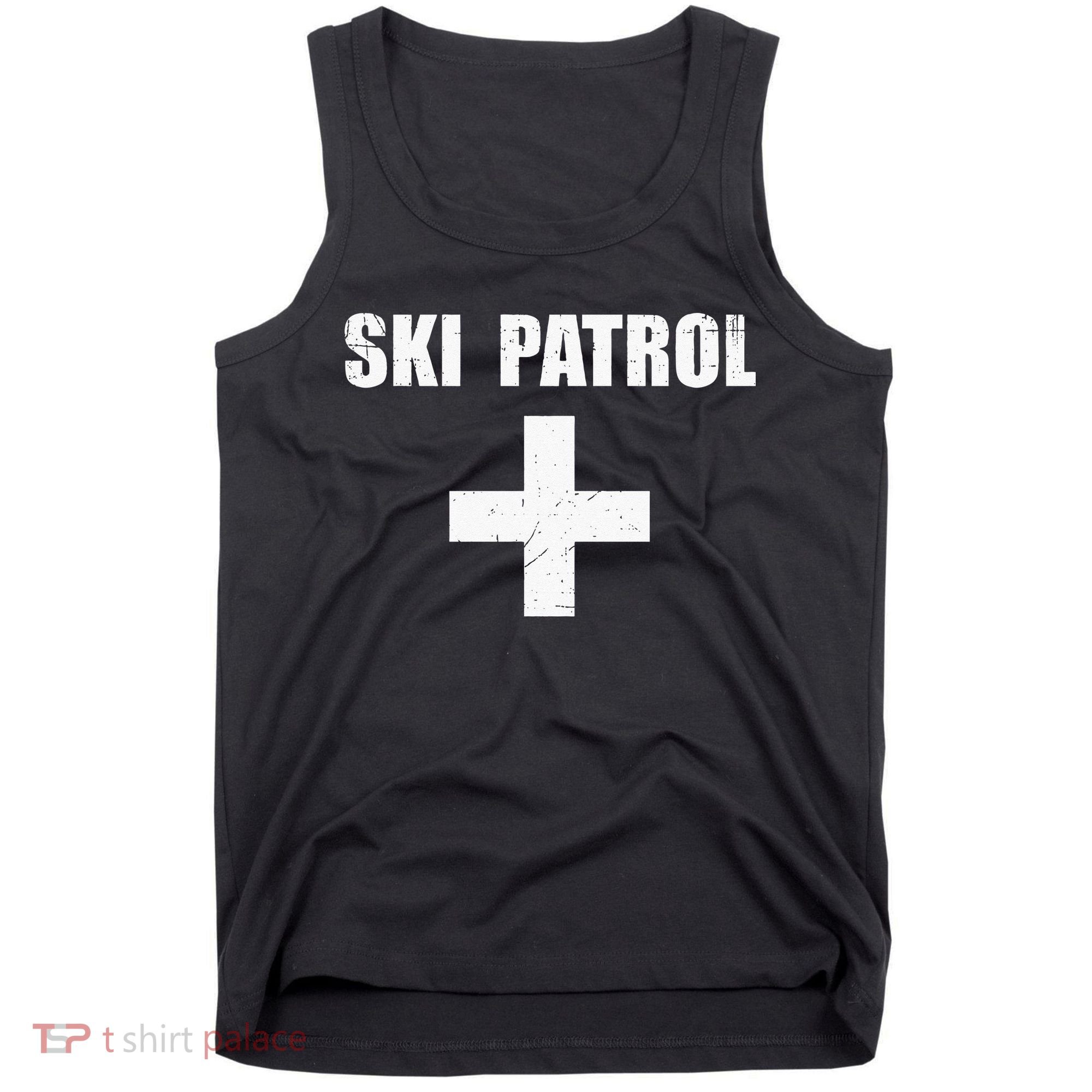 Ski Patrol Skiing First Aid Winter Hoodie Tank Top