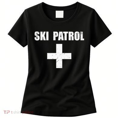 Ski Patrol Skiing First Aid Winter Hoodie Women's T-Shirt