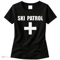 Ski Patrol Skiing First Aid Winter Hoodie Women's T-Shirt thumb 0
