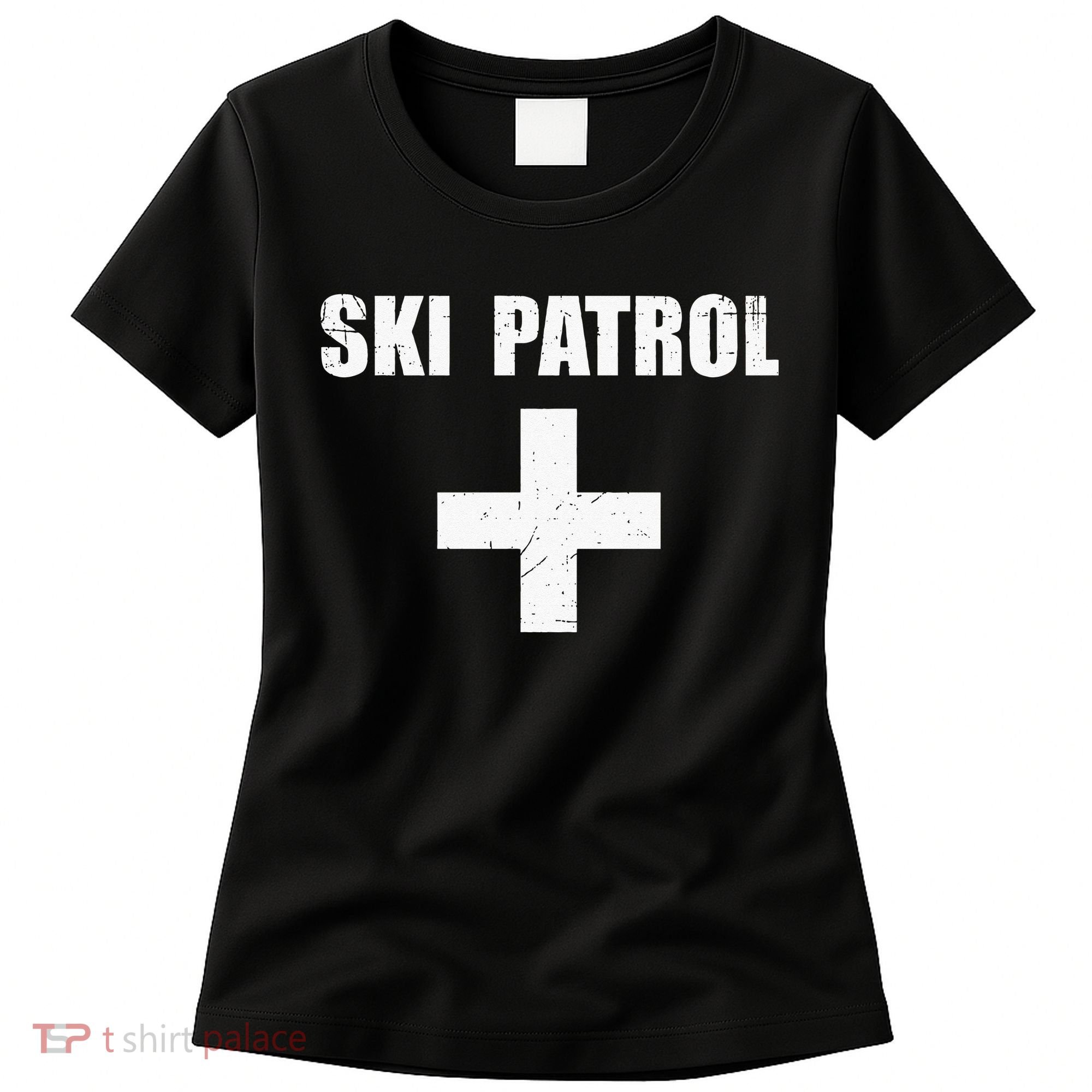 Ski Patrol Skiing First Aid Winter Hoodie Women's T-Shirt