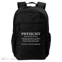 Scientist Physics Student Funny Physicist Definition Backpack thumb 0