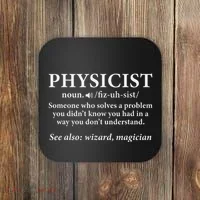 Scientist Physics Student Funny Physicist Definition Coaster thumb 0