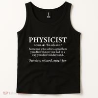 Scientist Physics Student Funny Physicist Definition Tank Top thumb 2