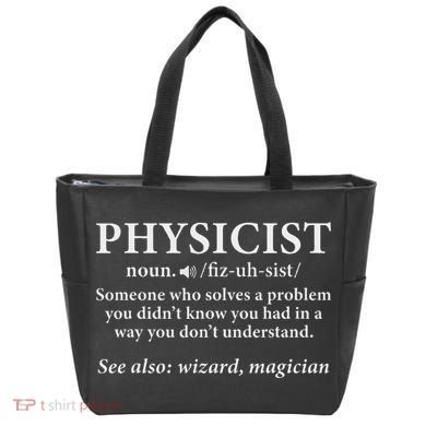 Scientist Physics Student Funny Physicist Definition Tote Bag