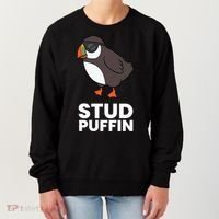 Stud Puffin Seabird Stuf Muffin Iceland Puffin Bird Meaningful Gift Women's Sweatshirt thumb 0