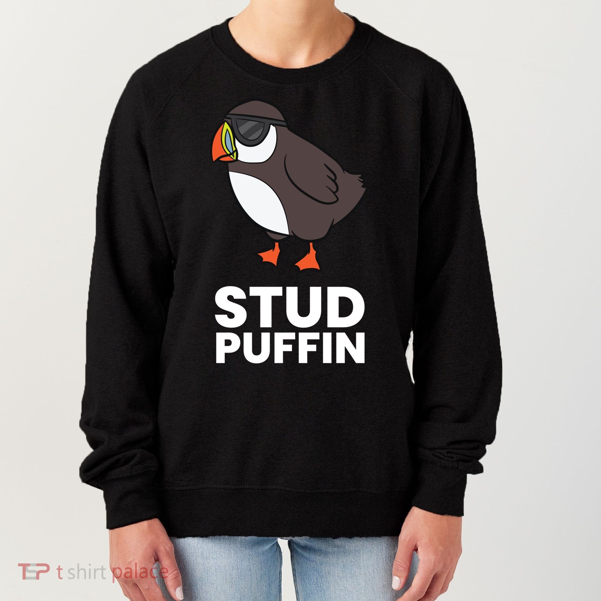 Stud Puffin Seabird Stuf Muffin Iceland Puffin Bird Meaningful Gift Women's Sweatshirt