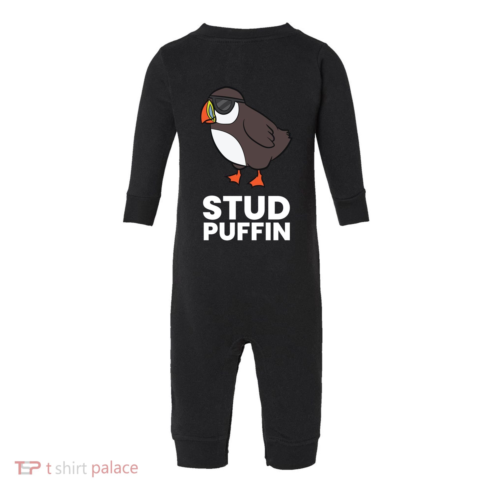 Stud Puffin Seabird Stuf Muffin Iceland Puffin Bird Meaningful Gift Infant Fleece One Piece