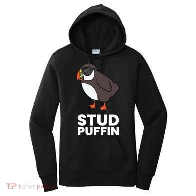 Stud Puffin Seabird Stuf Muffin Iceland Puffin Bird Meaningful Gift Women's Hoodie