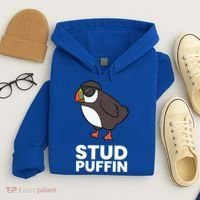 Stud Puffin Seabird Stuf Muffin Iceland Puffin Bird Meaningful Gift Hoodie thumb 4