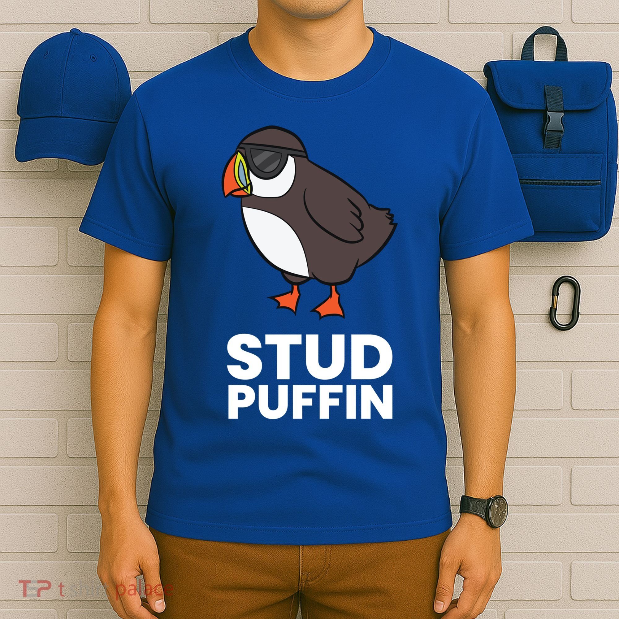 Stud Puffin Seabird Stuf Muffin Iceland Puffin Bird Meaningful Gift T-Shirt