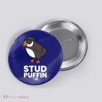 Stud Puffin Seabird Stuf Muffin Iceland Puffin Bird Meaningful Gift Button thumb 0