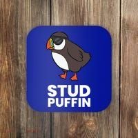 Stud Puffin Seabird Stuf Muffin Iceland Puffin Bird Meaningful Gift Coaster thumb 0