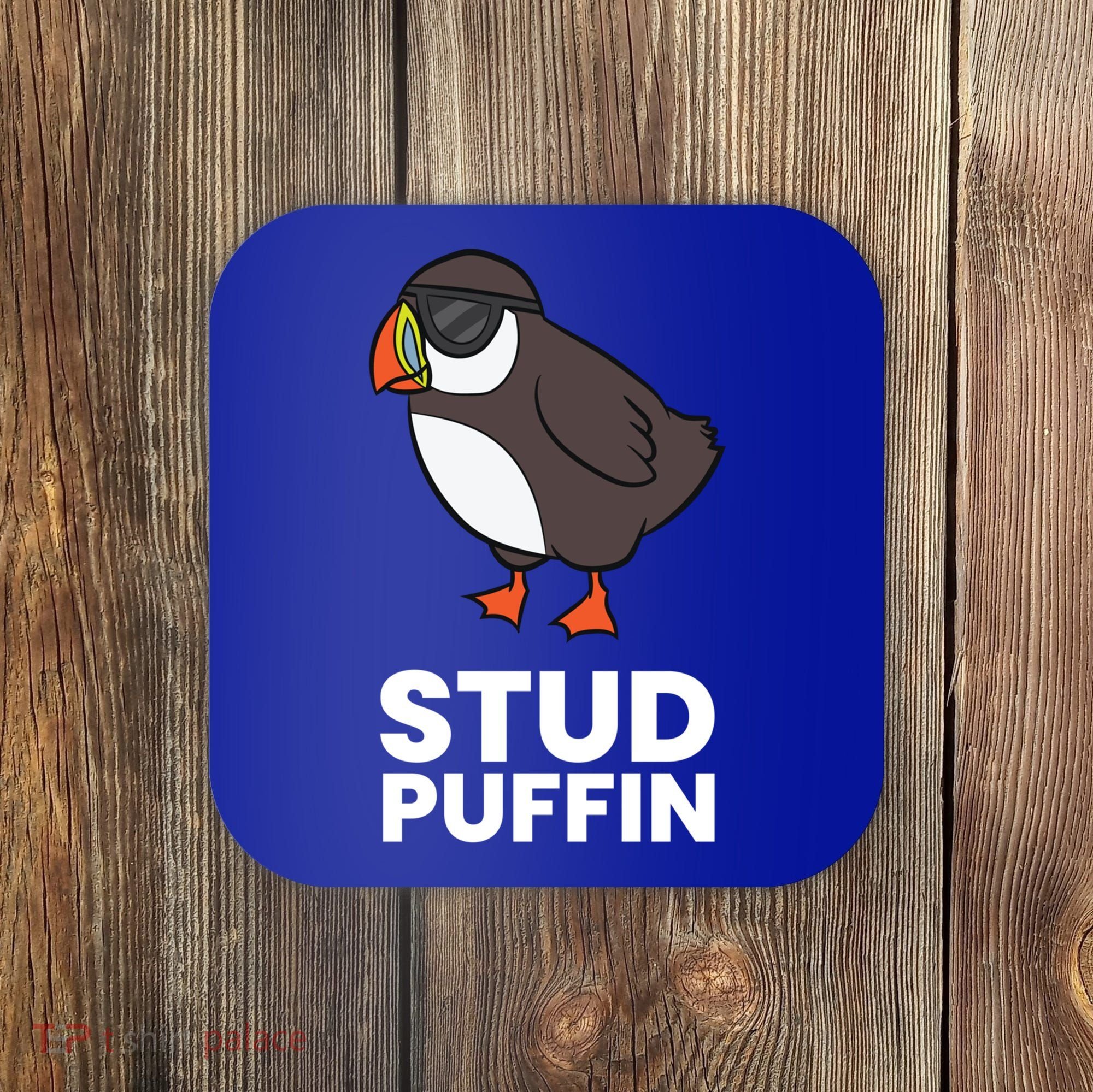 Stud Puffin Seabird Stuf Muffin Iceland Puffin Bird Meaningful Gift Coaster