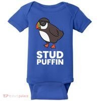 Stud Puffin Seabird Stuf Muffin Iceland Puffin Bird Meaningful Gift Baby Bodysuit thumb 0