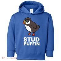 Stud Puffin Seabird Stuf Muffin Iceland Puffin Bird Meaningful Gift Toddler Hoodie thumb 0