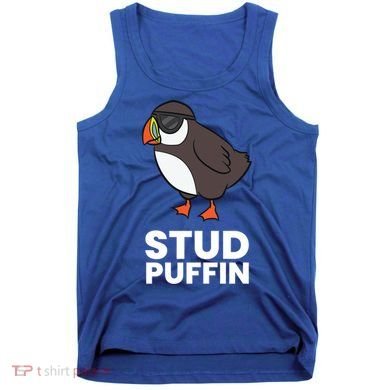 Stud Puffin Seabird Stuf Muffin Iceland Puffin Bird Meaningful Gift Tank Top