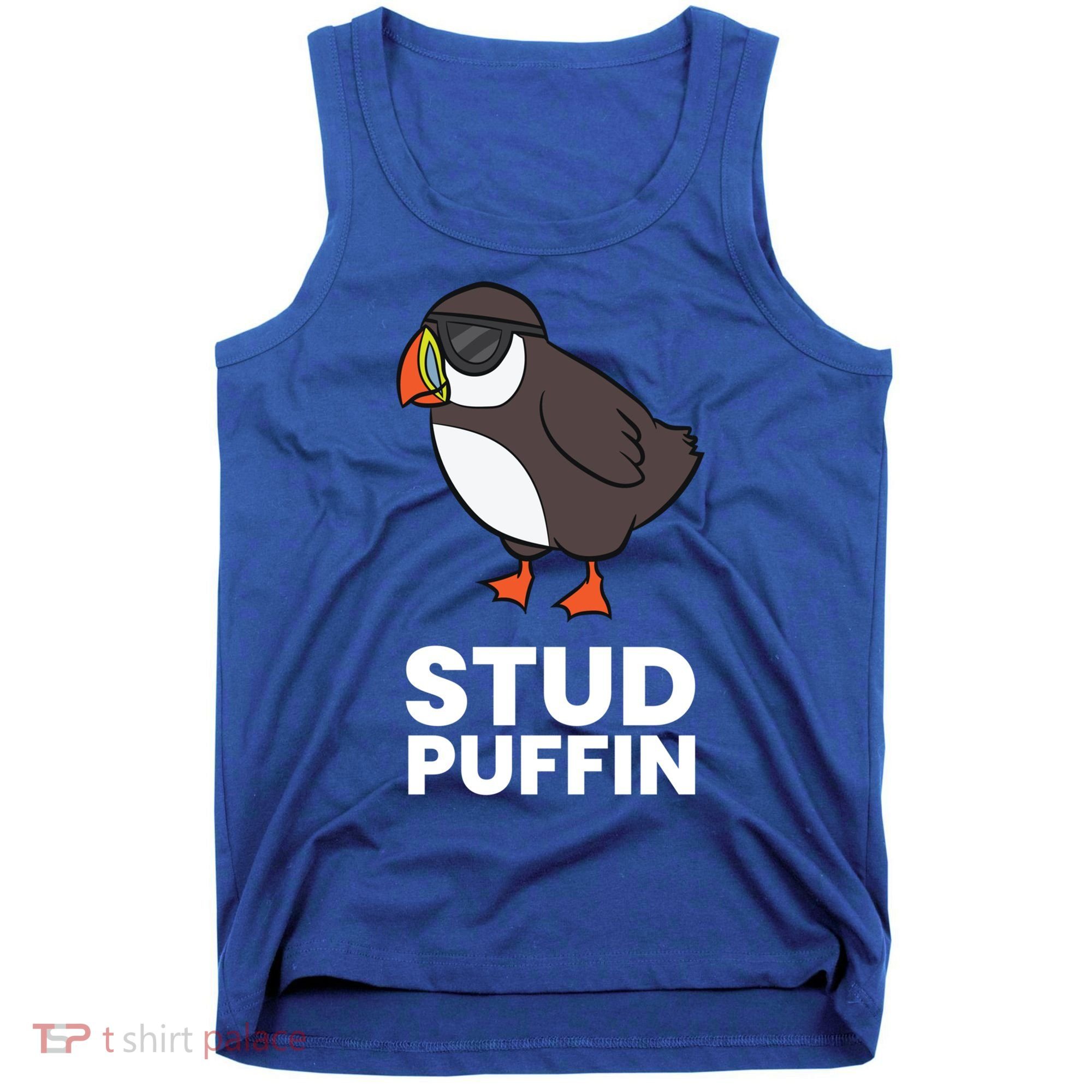 Stud Puffin Seabird Stuf Muffin Iceland Puffin Bird Meaningful Gift Tank Top