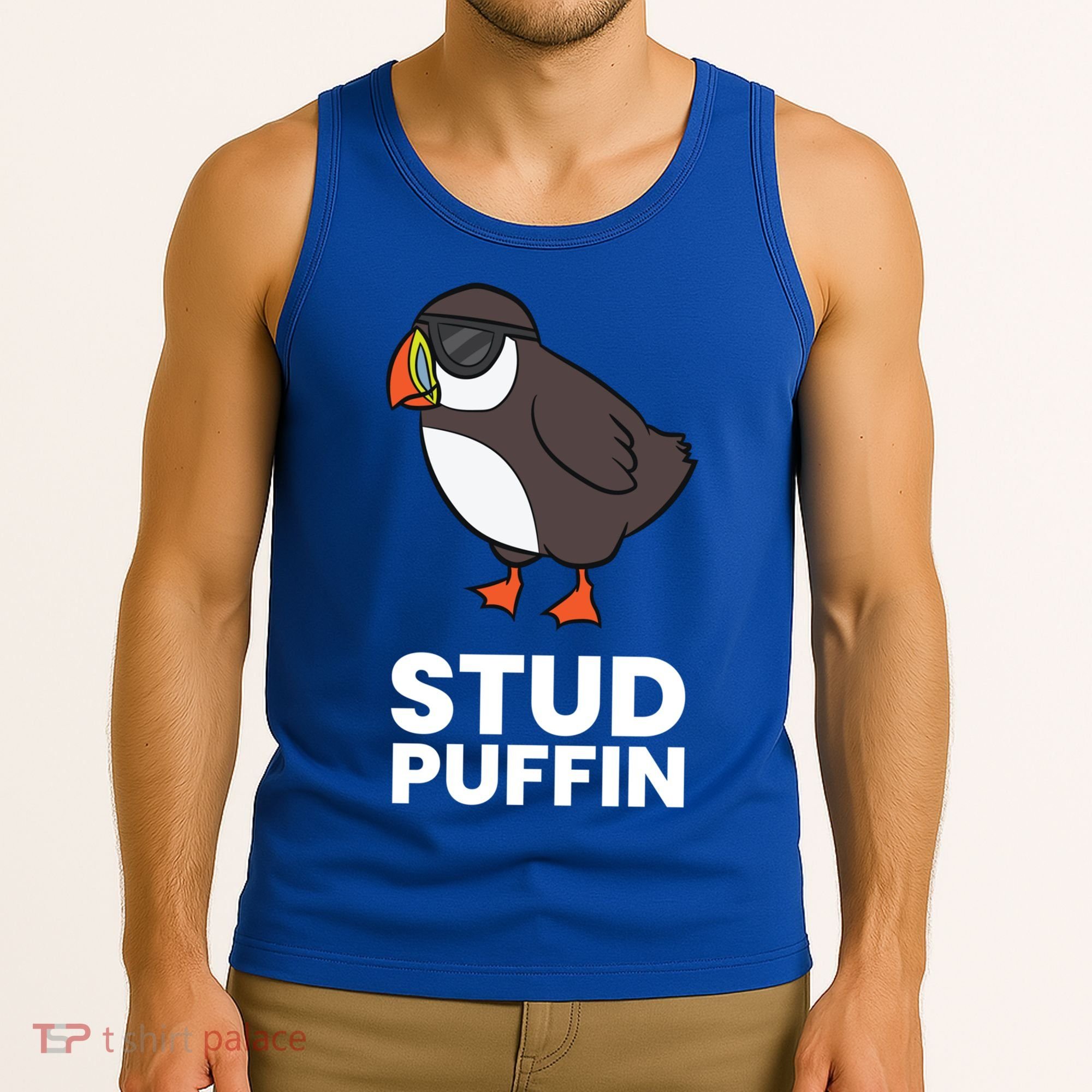 Stud Puffin Seabird Stuf Muffin Iceland Puffin Bird Meaningful Gift Tank Top