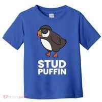 Stud Puffin Seabird Stuf Muffin Iceland Puffin Bird Meaningful Gift Toddler T-Shirt thumb 0