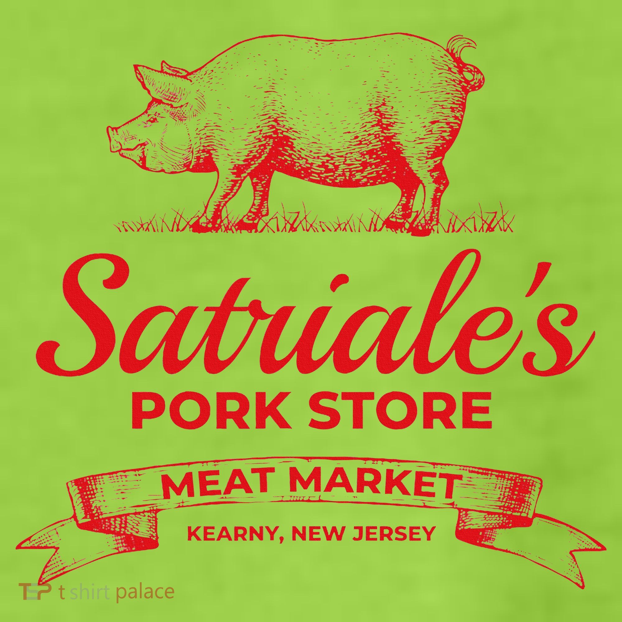 Satriale’S Pork Store Kearny New Jersey Adult Drive Performance Visor
