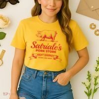 Satriale’S Pork Store Kearny New Jersey Comfort Colors Boxy T-Shirt thumb 2