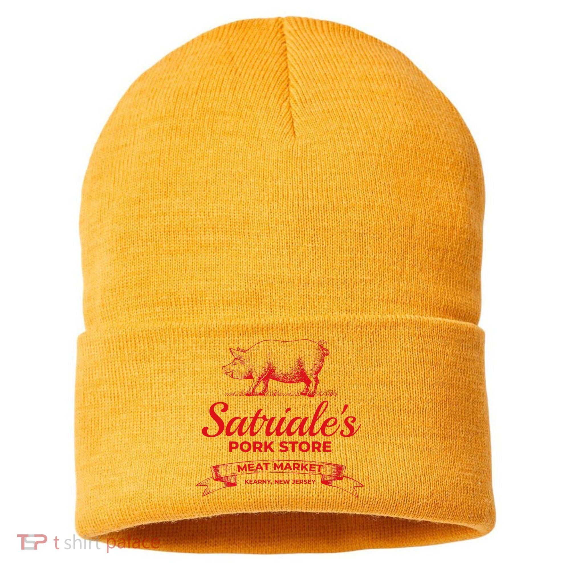 Satriale’S Pork Store Kearny New Jersey Sustainable Knit Beanie