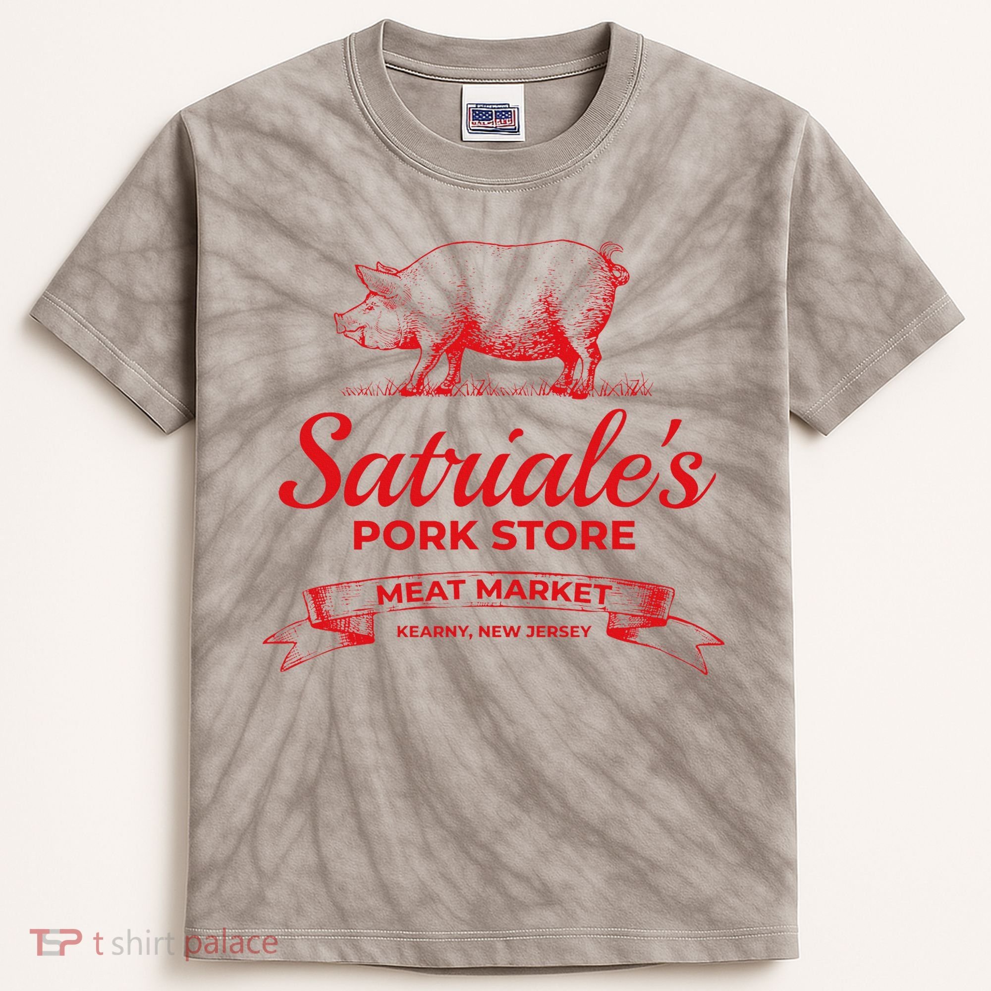 Satriale’S Pork Store Kearny New Jersey Kids Tie-Dye T-Shirt