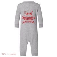 Satriale’S Pork Store Kearny New Jersey Infant Fleece One Piece thumb 0