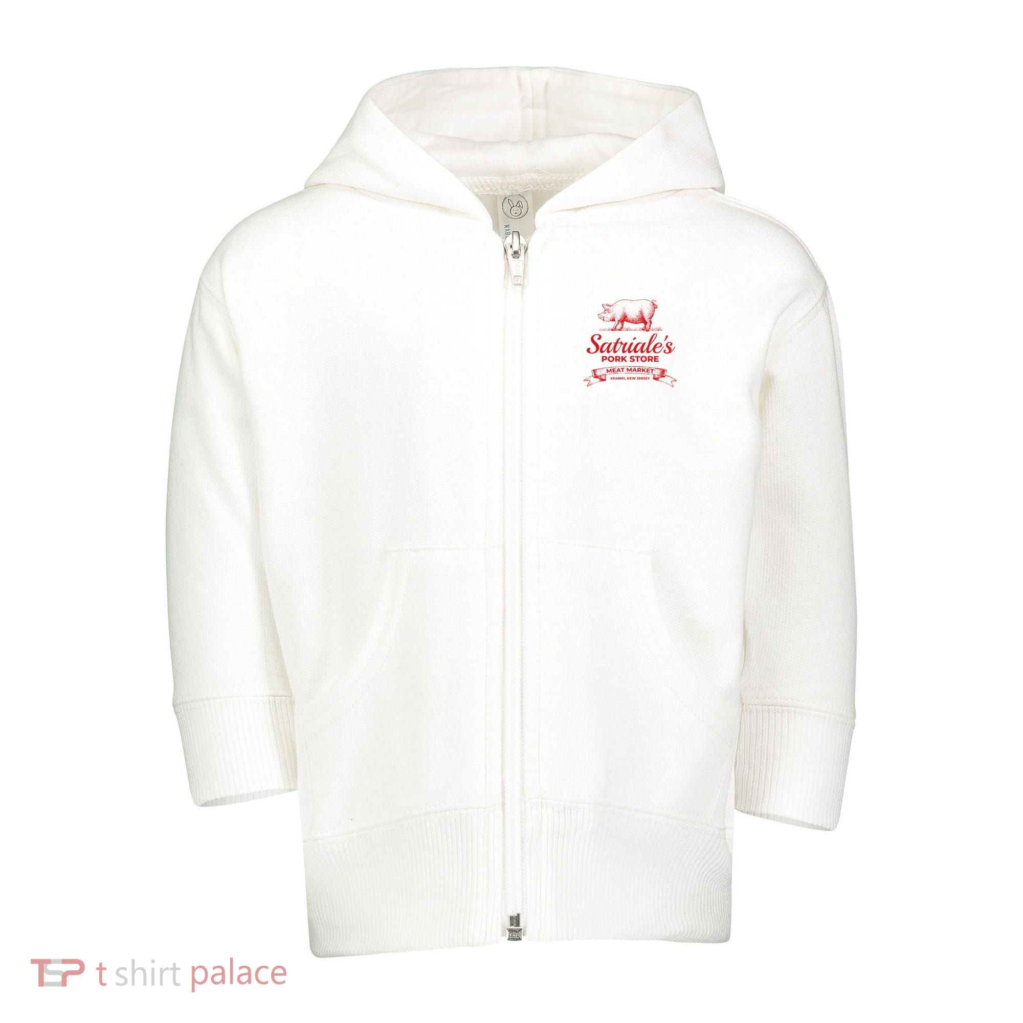 Satriale’S Pork Store Kearny New Jersey Toddler Zip Fleece Hoodie