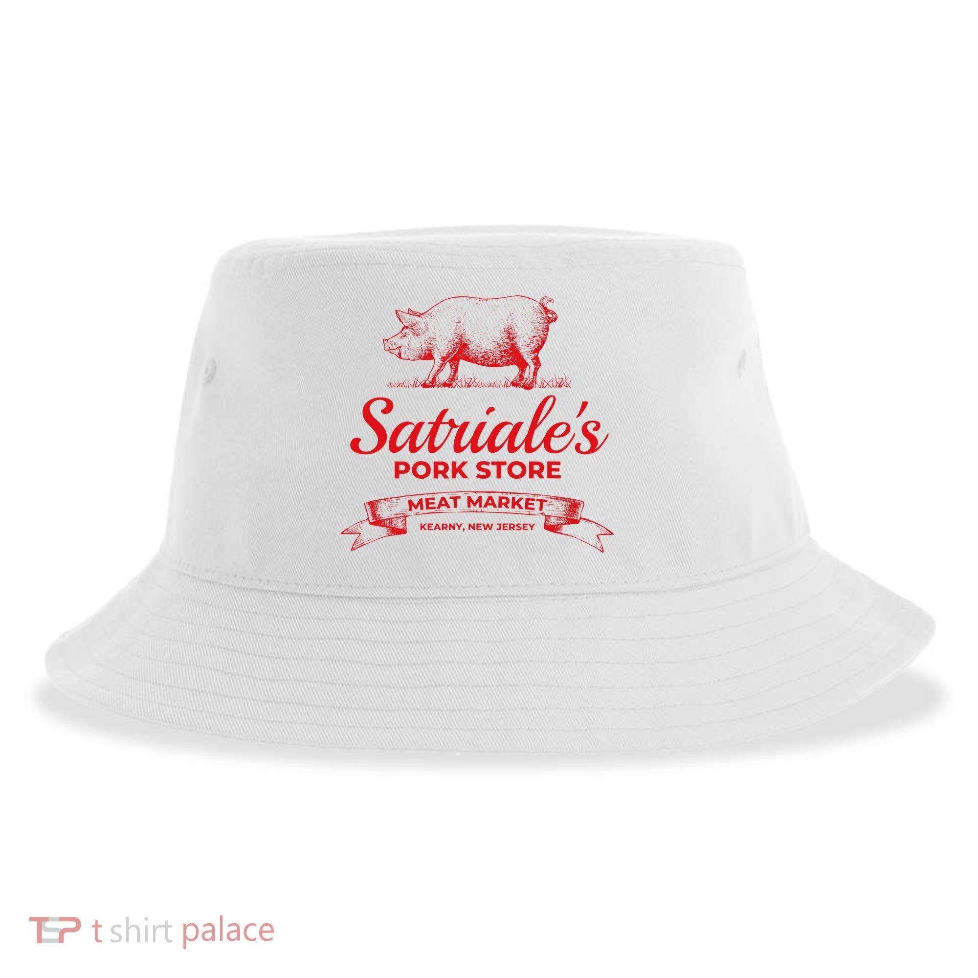 Satriale’S Pork Store Kearny New Jersey Sustainable Bucket Hat